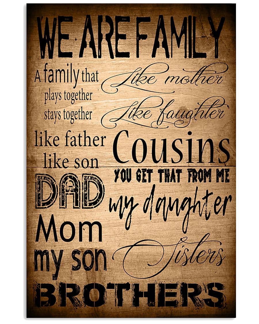 WE ARE FAMILY 16x24 Poster