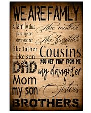 WE ARE FAMILY 16x24 Poster front