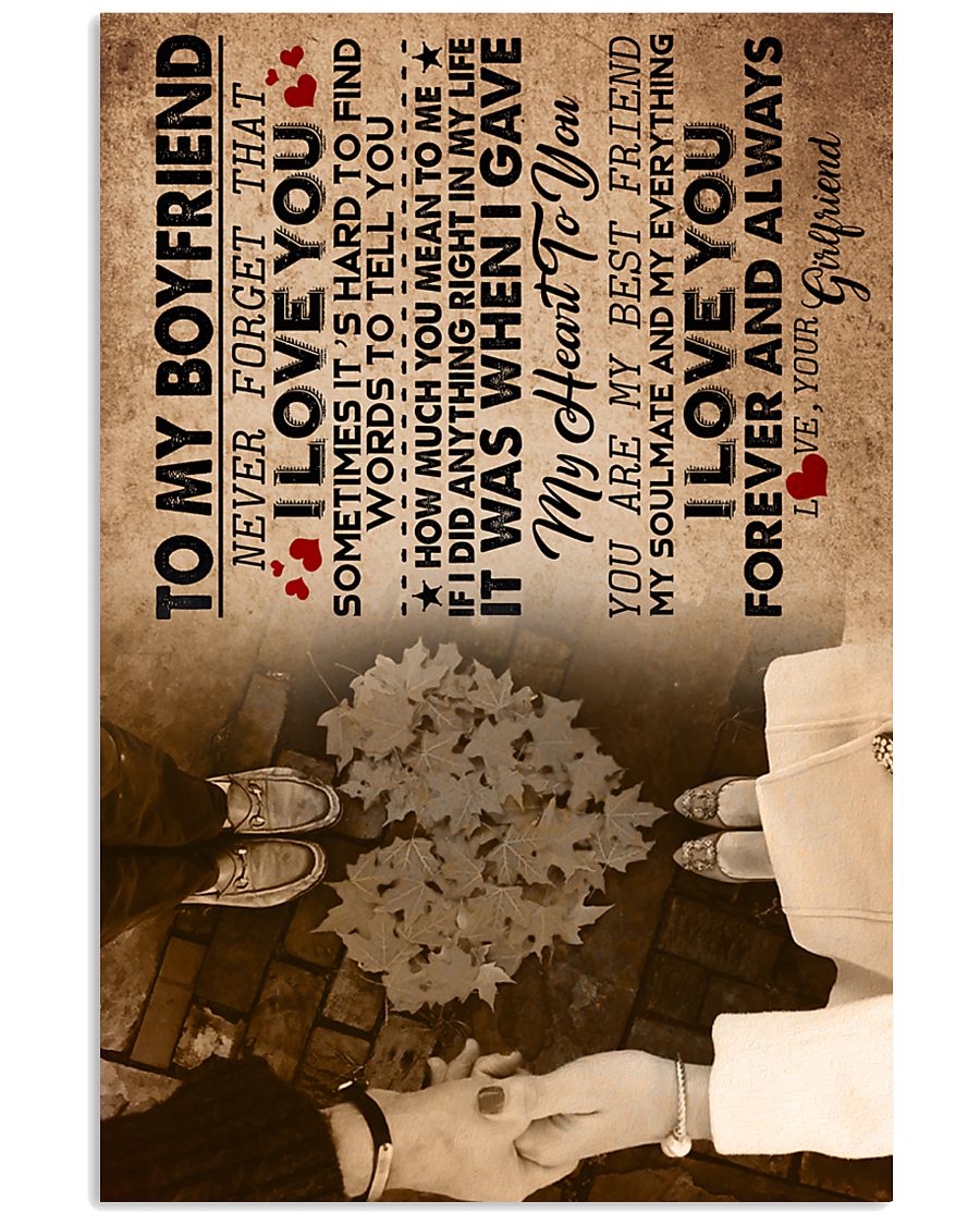 TO MY BOYFRIEND 16x24 Poster