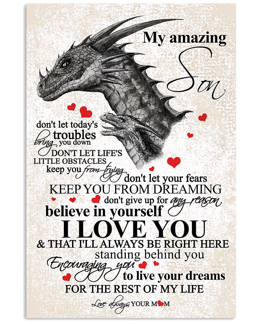 MOM TO SON 16x24 Poster