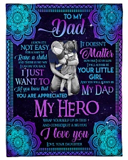 To my Dad - Fleece Blanket Fleece Blanket tile