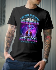 Angel - Grandma - A Big Piece Of My Heart Lives Classic T-Shirt lifestyle-mens-crewneck-front-6