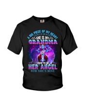 Angel - Grandma - A Big Piece Of My Heart Lives Youth T-Shirt tile