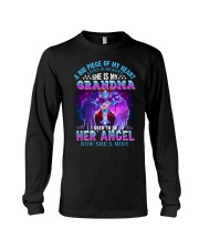 Angel - Grandma - A Big Piece Of My Heart Lives Long Sleeve Tee tile