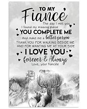 POSTER - TO MY FIANCE' - DEER - THE DAY I MET YOU 16x24 Poster front