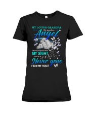 My loving grandpa My guardian angel Premium Fit Ladies Tee tile