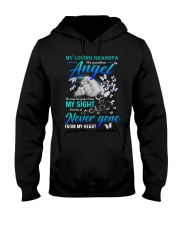 My loving grandpa My guardian angel Hooded Sweatshirt tile
