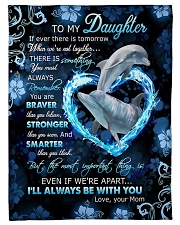 To My Daughter - Dolphin - If There Is A Tomorrow Fleece Blanket tile