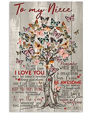 TO MY NIECE 16x24 Poster front
