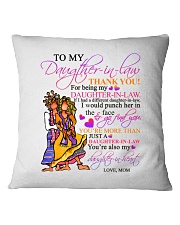 MOM TO DAUGHTER IN LAW Square Pillowcase thumbnail