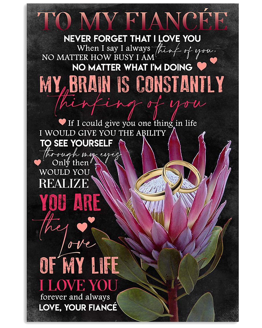 TO MY FIANCE'E 16x24 Poster