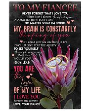 TO MY FIANCE'E 16x24 Poster front