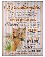 Grandma to Granddaughter - My Love For You Small Fleece Blanket - 30" x 40" front