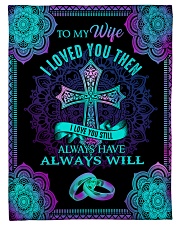Mandala - I Loved You Then - Fleece Blanket Small Fleece Blanket - 30" x 40" front