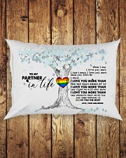 TO MY PARTNER IN LIFE Rectangular Pillowcase aos-pillow-rectangle-front-lifestyle-2