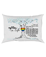 TO MY PARTNER IN LIFE Rectangular Pillowcase back