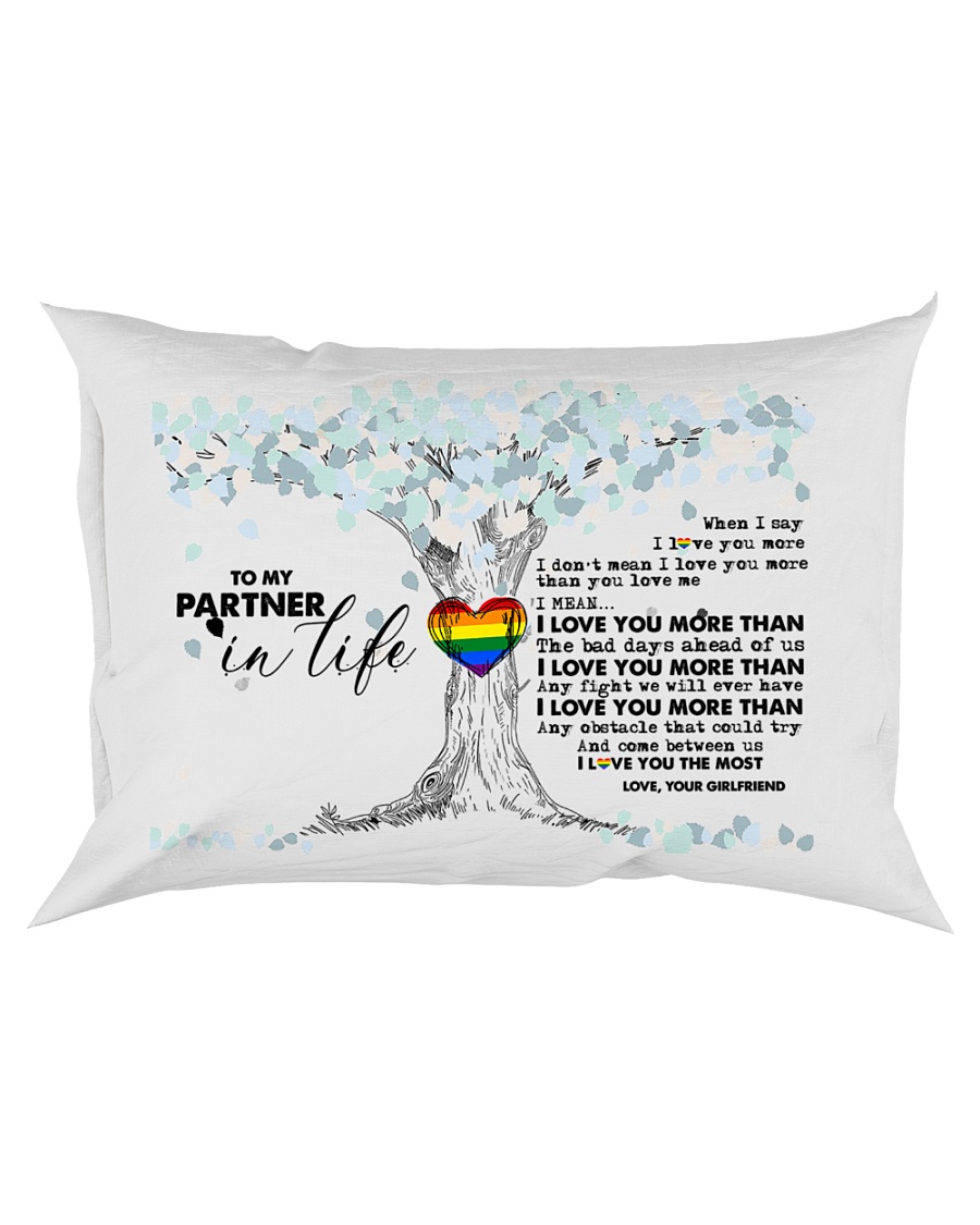 TO MY PARTNER IN LIFE Rectangular Pillowcase