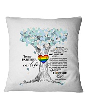 TO MY PARTNER IN LIFE Square Pillowcase thumbnail