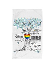 TO MY PARTNER IN LIFE Hand Towel thumbnail
