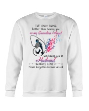 MY ANGEL HUSBAND - NEVER FORGOTTEN FOREVER MISSED Crewneck Sweatshirt tile