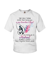 MY ANGEL HUSBAND - NEVER FORGOTTEN FOREVER MISSED Youth T-Shirt tile