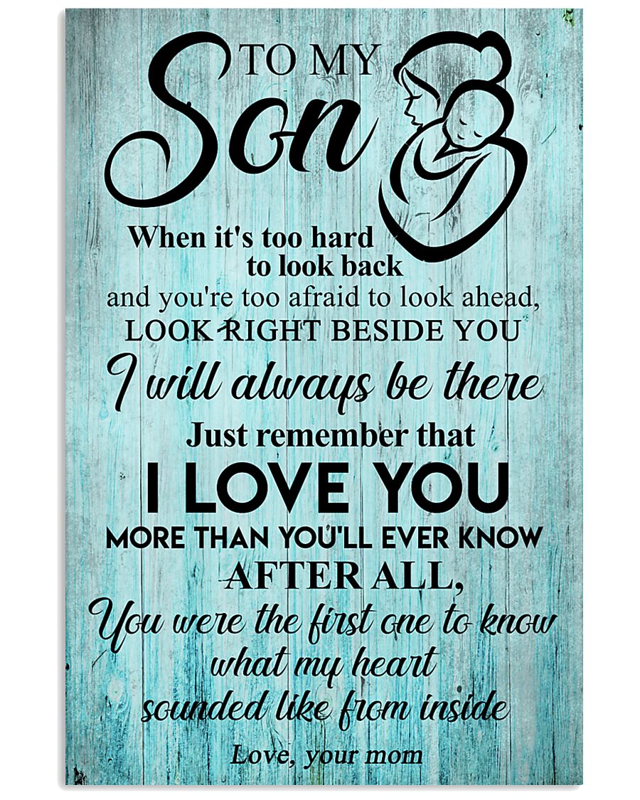 MOM TO SON 16x24 Poster