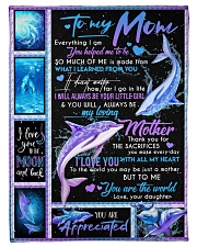 TO MY MOM - TURTLE - YOU ARE APPRECIATED Small Fleece Blanket - 30" x 40" front