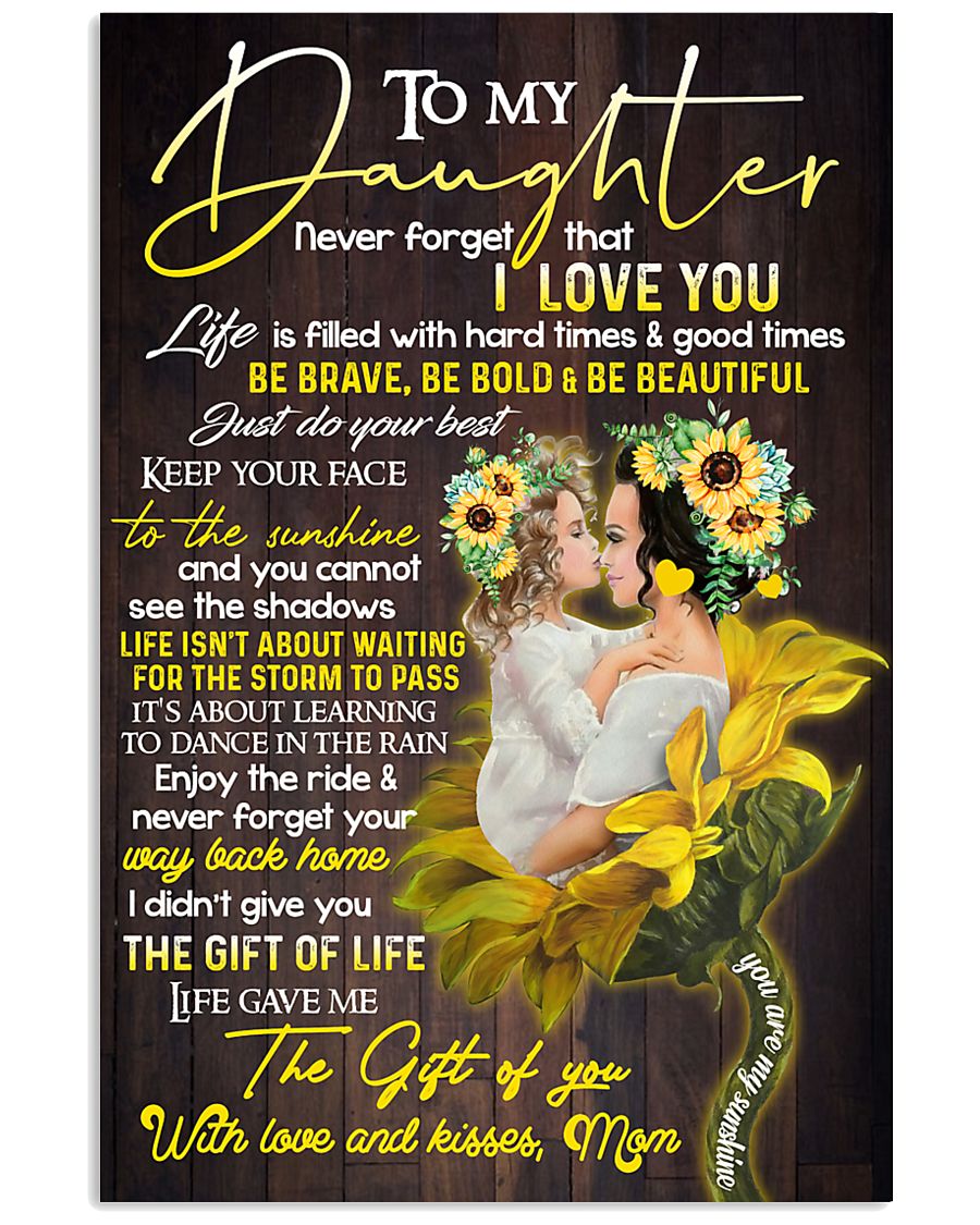 MOM TO DAUGHTER 16x24 Poster