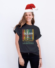 Daughter-in-law - Vintage - You Volunteered Classic T-Shirt lifestyle-holiday-crewneck-front-1