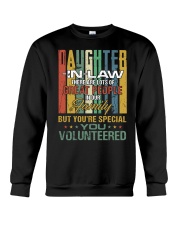 Daughter-in-law - Vintage - You Volunteered Crewneck Sweatshirt thumbnail