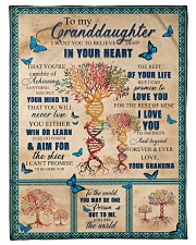 Grandma to Granddaughter - You Either Win Or Learn Small Fleece Blanket - 30" x 40" front