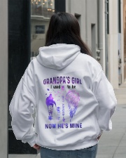 Angel - Grandpa's Girl - I Used To Be His Angel Hooded Sweatshirt lifestyle-unisex-hoodie-back-2