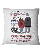 TO MY BOYFRIEND Square Pillowcase thumbnail