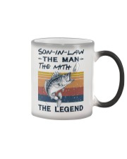 SON-IN-LAW - FISHING - VINTAGE - THE MAN Color Changing Mug tile
