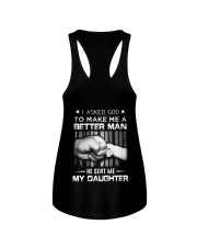 FATHER AND DAUGHTER - ASKED GOD - BETTER MAN Ladies Flowy Tank thumbnail