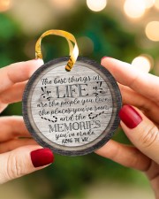 Christmas - The Best Things In Life Circle ornament - single (porcelain) aos-circle-ornament-single-porcelain-lifestyles-08