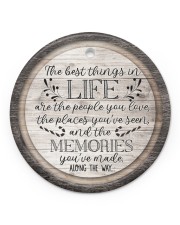 Christmas - The Best Things In Life Circle ornament - single (porcelain) front