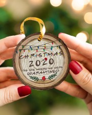 Christmas - Pandemic - Circle Ornament Circle ornament - single (porcelain) aos-circle-ornament-single-porcelain-lifestyles-08
