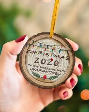 Christmas - Pandemic - Circle Ornament Circle ornament - single (porcelain) aos-circle-ornament-single-porcelain-lifestyles-09