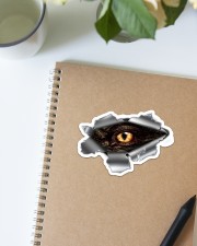 T-rex - Eyes - Sticker Sticker - Single (Horizontal) aos-sticker-single-horizontal-lifestyle-front-14