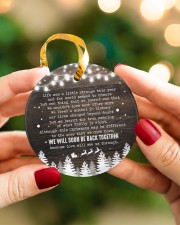 Christmas - Life Was a Little Strange This Year Circle ornament - single (porcelain) aos-circle-ornament-single-porcelain-lifestyles-08