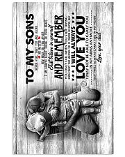 Dad to Sons - Never Feel That You Are Alone Vertical Poster tile