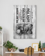 Dad to Sons - Never Feel That You Are Alone 20x30 Gallery Wrapped Canvas Prints aos-canvas-pgw-20x30-lifestyle-front-03