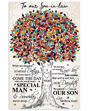 MOM AND DAD TO SON IN LAW 16x24 Poster front
