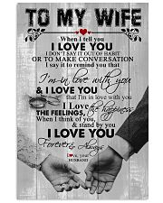 TO MY WIFE 16x24 Poster front
