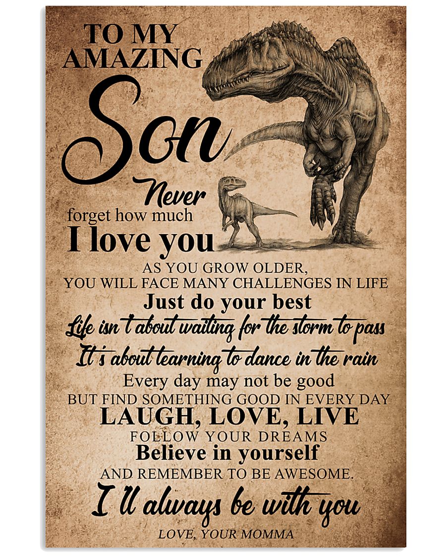 MOMMA TO SON 16x24 Poster