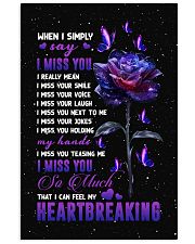 Angel - Galaxy Rose - I Miss You - Poster Vertical Poster tile