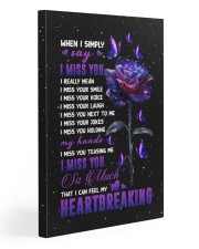 Angel - Galaxy Rose - I Miss You - Poster Gallery Wrapped Canvas Prints tile