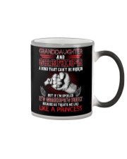 Grandpa Granddaughter - If I'm Spoiled Color Changing Mug tile