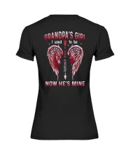 Grandpa's girl- I used to be his angel now he's mine Premium Fit Ladies Tee tile